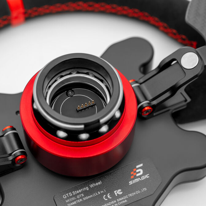 Simagic GTS steering wheel with quick release - Alcantara, 30 cm image number 10