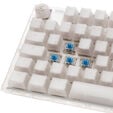 Ducky One 3 Aura White TKL Gaming Tastatur, RGB LED - MX-Blue image number null