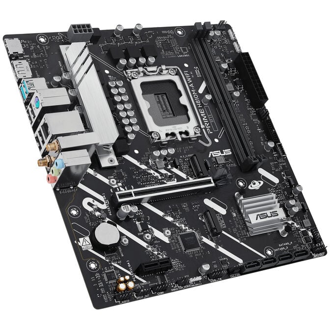 ASUS Prime B810M-A WiFi Motherboard, socket LGA 1851, Intel H810, mATX, DDR5 image number 1