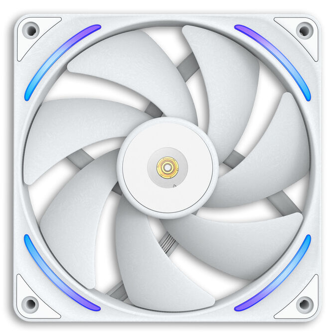 NZXT F140X RGB Case Fan, LCP Rotor, Hybrid Bearing, aRGB - White, 140mm image number 5