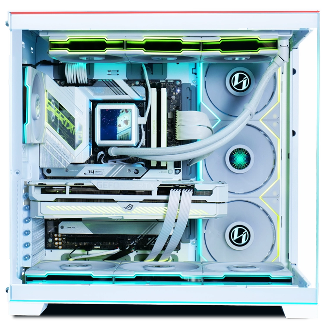 High-end gaming PC configurator, Lian Li O11 Dynamic EVO, Intel LGA 1851, Core Ultra processor, RTX 5080 / 5090 GPU, AiO water cooling &ndash; ATX, black image number 2