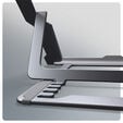 AXAGON STND-LAG Laptop-St&auml;nder, h&ouml;henverstellbar, faltbar, Aluminium - grau image number null