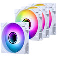 PHANTEKS "4er Pack" 1x M25 Gen2 PWM D-RGB L&uuml;fter & 3er Pack Reverse Blade L&uuml;fter, 120mm - wei&szlig; image number null