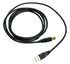 InLine USB 2.0 Kabel, A auf B, vergoldet, schwarz - 2m image number null