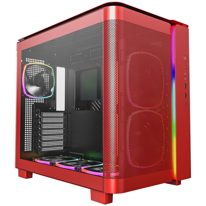 Montech KING 95 PRO Midi-Tower, Tempered Glass, ARGB - rot image number 8
