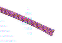 Techflex Flexo PET Sleeve 6mm - blue/red, 1m