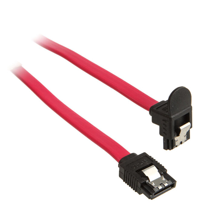 InLine SATA III (6Gb/s) Kabel gewinkelt, rot - 0,3m image number 0