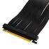 PHANTEKS PCIe x16 Riser Flachband-Kabel, 90 Grad, 22cm - schwarz image number null