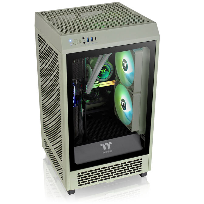 Thermaltake The Tower 200 PC-Geh&auml;use, Mini-Geh&auml;use, Mini-ITX, Tempered Glass - Matcha Green image number 6