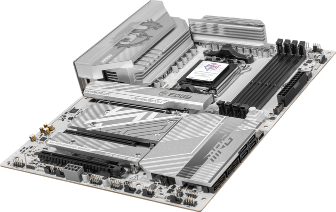 MSI MPG B850 Edge TI WiFi Mainboard, Sockel AM5, AMD B850, ATX, DDR5 image number 2