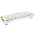 Ducky One 2 Pro Mini White Edition Gaming Tastatur, RGB LED - Gateron Yellow (US) image number null