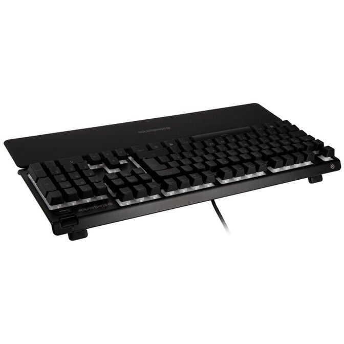 SteelSeries Apex 3 Gaming Keyboard, SteelSeries Whisper-Quiet, RGB - black image number 3
