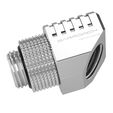 Barrow Special Adapter 45 Grad G1/4 Zoll AG auf G1/4 Zoll IG - silber image number null