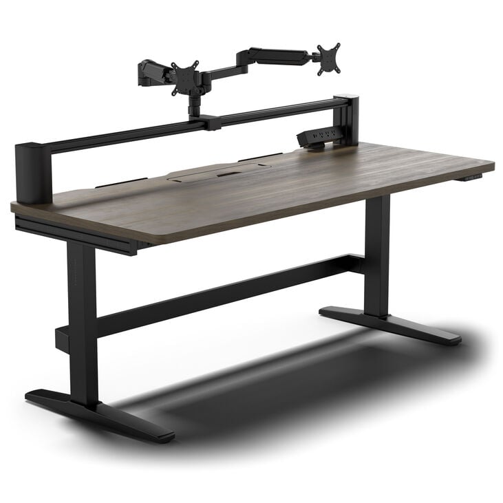 Corsair Platform:6 Elevate Gaming Tisch (Holz, Dark Walnut Stain) image number 0