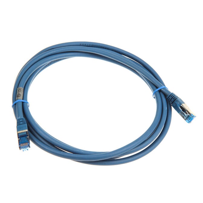 InLine Patchkabel Cat.6A, S/FTP (PiMf), 500MHz, blau - 3m image number 1