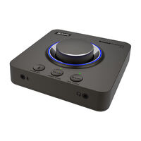 Creative Soundblaster X4 USB Sound Card, 192kHz Hi-Res, 7.1 Surround - anthracite