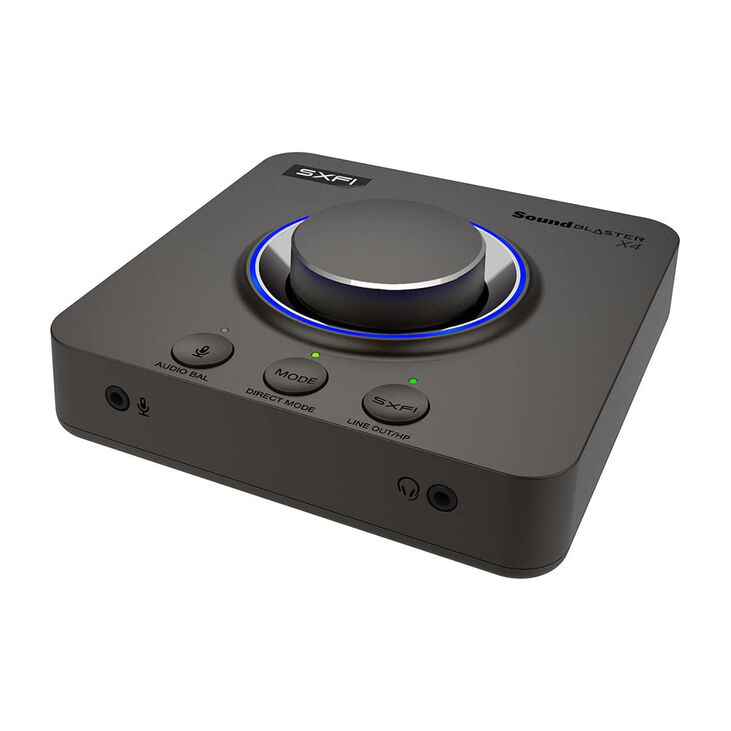 Creative Soundblaster X4 USB Sound Card, 192kHz Hi-Res, 7.1 Surround - anthracite image number 0
