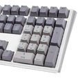 Ducky One 3 Mist Grey Gaming Keyboard, RGB LED - MX-Ergo-Clear image number null
