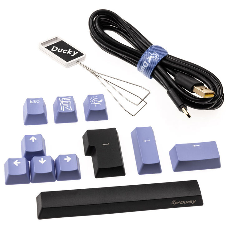 Ducky One 2 Pro Mini Gaming Keyboard, RGB LED - Kailh White image number 8