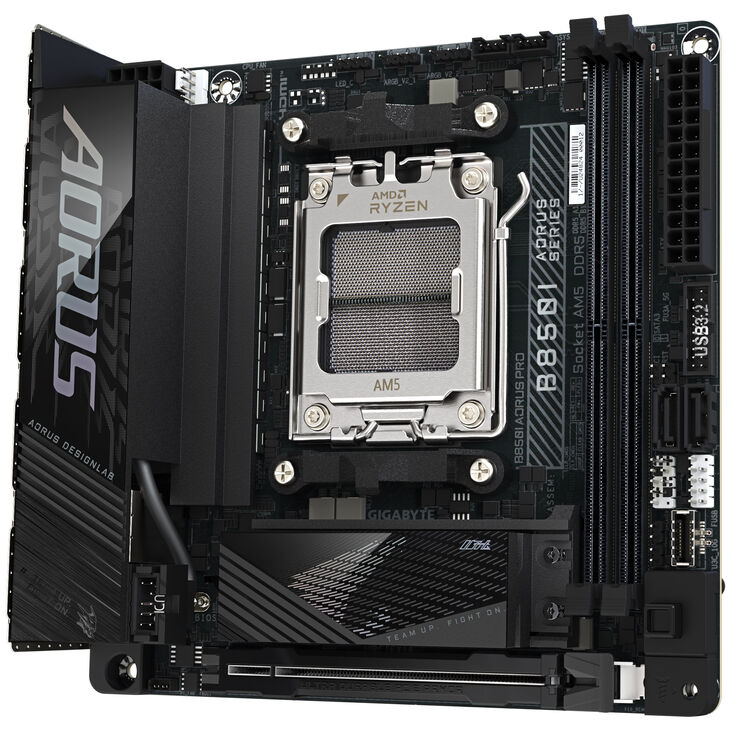 GIGABYTE B850I Aorus Pro motherboard, socket AM5, AMD B850, Mini-ITX, DDR5 image number 4