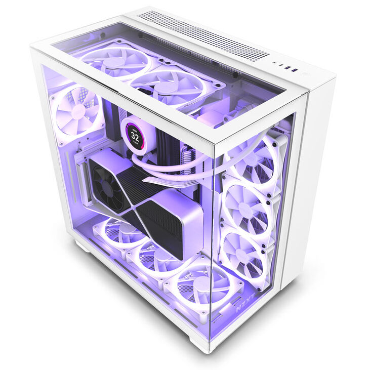 NZXT H9 Elite Midi-Tower - Weiß image number 4