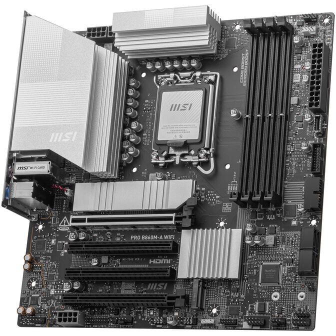 MSI PRO B860M-A WiFi Mainboard, Sockel LGA 1851, Intel B860, mATX, DDR5 image number 5