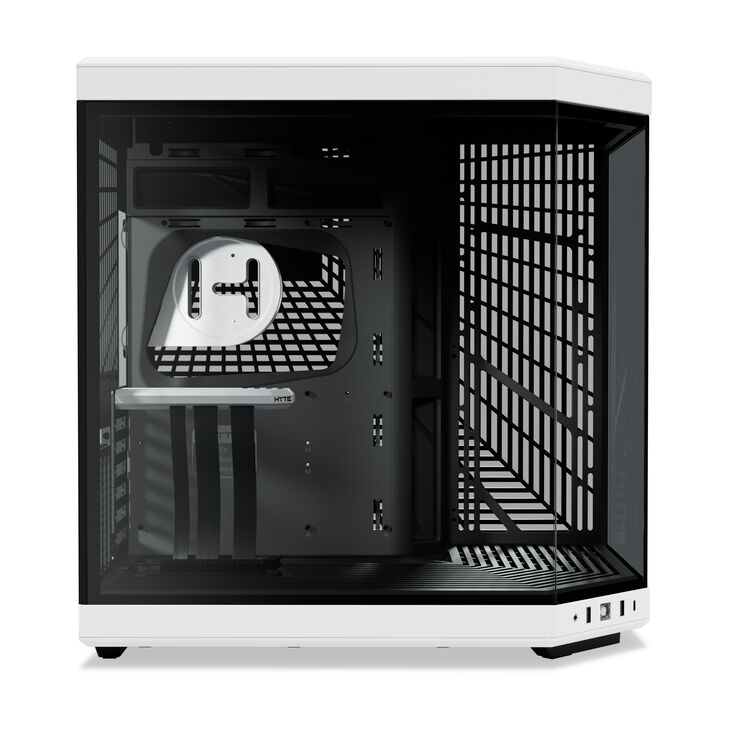 Hyte Y70  PC Case, Mid Tower, ATX, Tempered Glass - Black / White image number 2