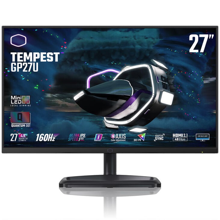 Cooler Master Tempest GP27U, 27 inches, 160Hz, 1ms, AMD FreeSync - 1xDP, 2xHDMI image number 2