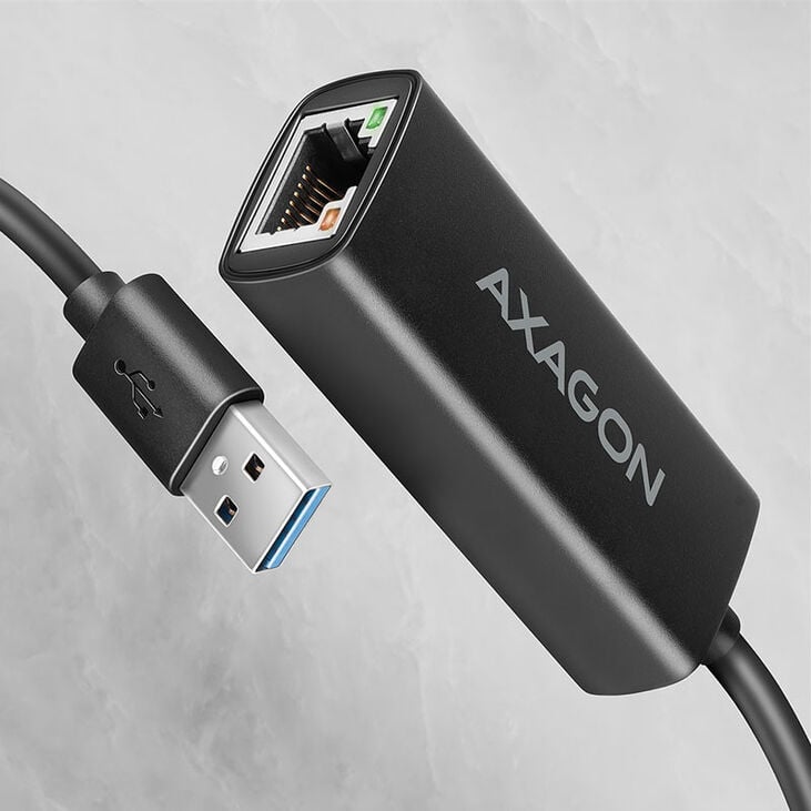 AXAGON ADE-AR USB-A 3.2 Gen 1 - Gigabit Ethernet 10/100/1000 Adapter image number 1