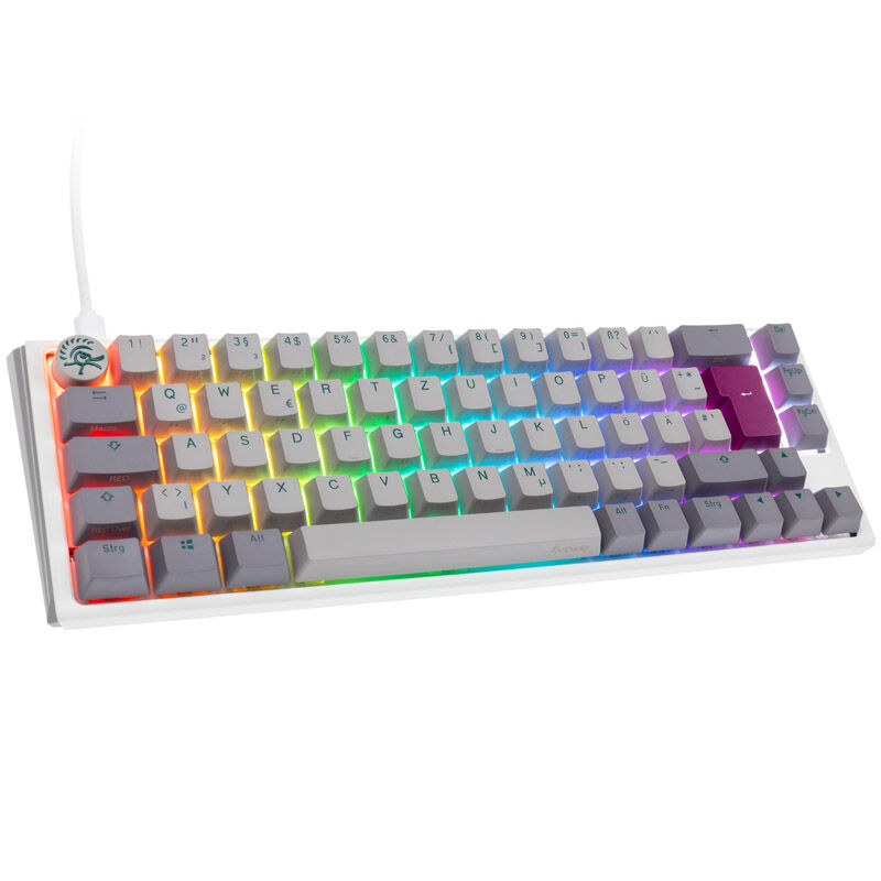 Ducky One 3 Mist Grey SF Gaming Tastatur, RGB LED - MX-Red GATA-2195
