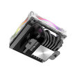 Akasa SOHO H6L M2 Low-Profile CPU-K&uuml;hler, ARGB - 120mm, wei&szlig; image number null