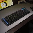Corsair Vanguard Air 99 Wireless Gaming Keyboard, optical-mechanical, low profile, 8K polling, DE layout - black image number null