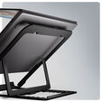 AXAGON STND-LAB Laptop-St&auml;nder, h&ouml;henverstellbar, faltbar, Aluminium - schwarz image number null