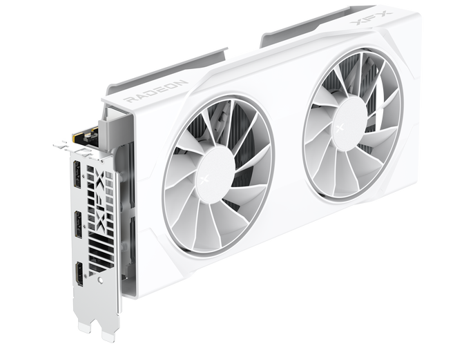 XFX Swift Radeon RX 9060 XT OC White Gaming Edition Graphics Card, 8192 MB GDDR6 image number 1