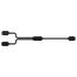 Corsair iCUE LINK Y-Cable Connector gerade - schwarz, 60 cm image number null