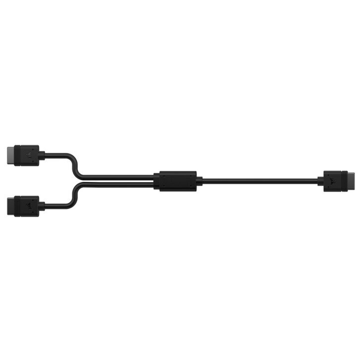 Corsair iCUE LINK Y-Cable Connector gerade - schwarz, 60 cm image number 3