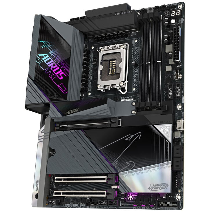 GIGABYTE Z890 AORUS Master Mainboard, Sockel LGA 1851, Intel Z890, ATX, DDR5 image number 4