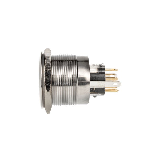DimasTech Vandalism Button 25mm, Silverline Dot - RGB image number 2