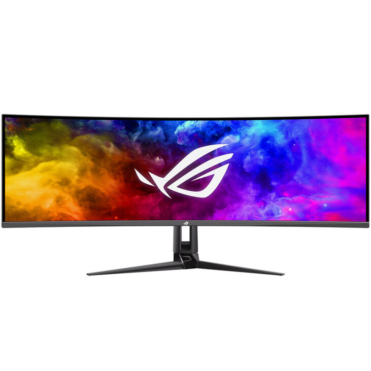 ASUS ROG Swift OLED PG49WCD, 49 inch Curved Gaming Monitor, 144 Hz, OLED, FreeSync Premium Pro image number 2