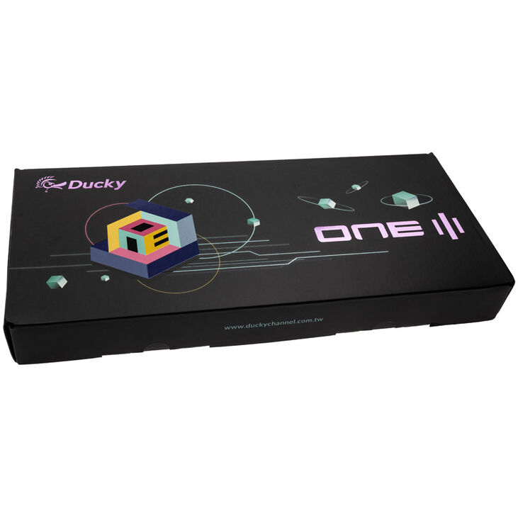 Ducky One 3 Cosmic Blue TKL Gaming Tastatur, RGB LED - MX-Ergo-Clear (US) image number 9