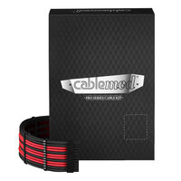 CableMod C-Series PRO ModMesh Cable Kit f&uuml;r Corsair AXi/HXi/RM (Yellow Label) - schwarz/rot