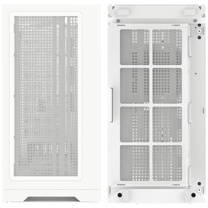 Thermaltake S370 WS PC Case, Mid-Tower, E-ATX, Tempered Glass - white image number 14