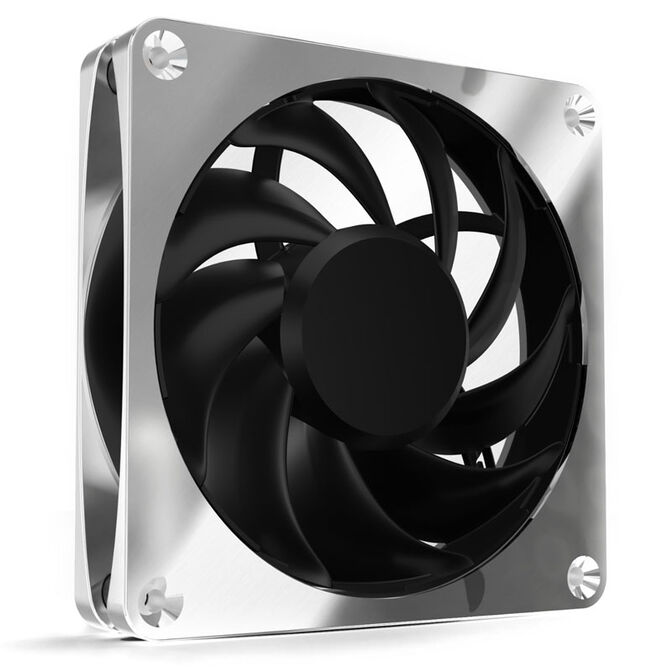 Alphacool Apex Stealth Metal Fan 120 mm, 2,000 RPM - chrome image number 0