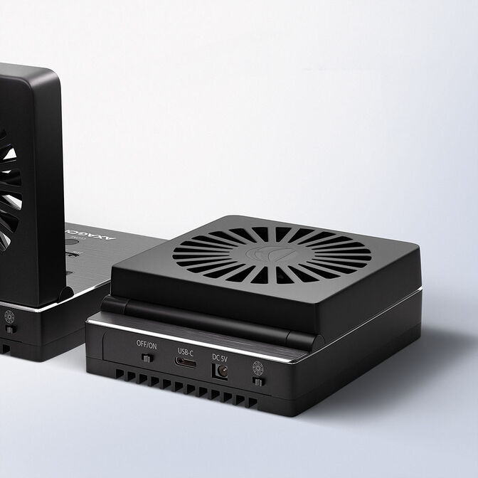 AXAGON ADSA-M2C22 Docking Station, Dual SSD Clone Function, USB-C 3.2 20 Gbit/s image number 4
