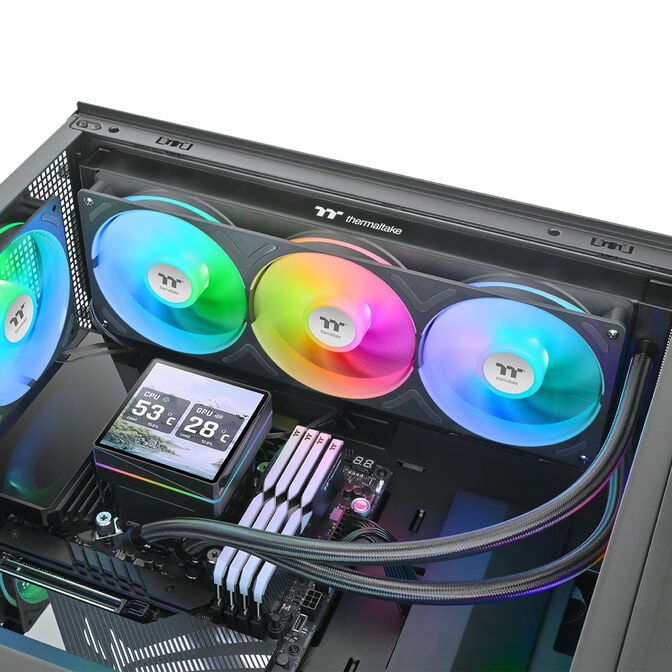 Thermaltake TH360 V3 Ultra ARGB Sync AiO Water Cooling &ndash; black image number 2