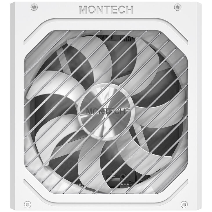 Montech Titan PLA 850W, 80 PLUS & Cybenetics Platinum, modular, PCIe 5.1 - 850 watts, white image number 1
