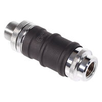 Alphacool ES Schnellverschluss, BLH1A Set, IG-IG, mit Schottverschraubung