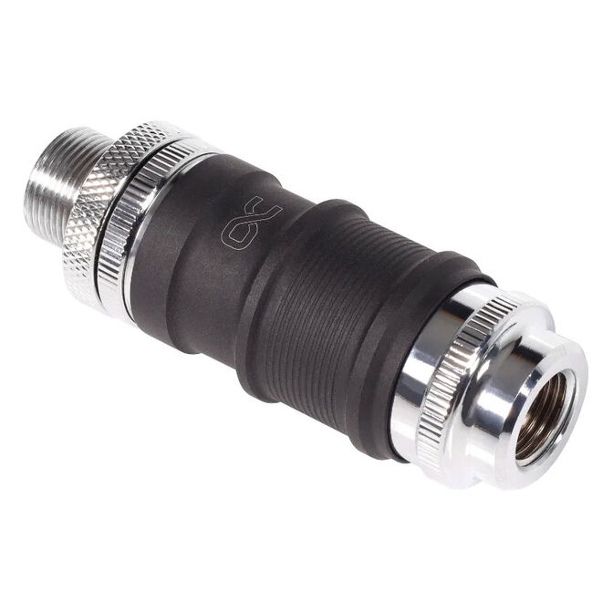 Alphacool ES quick release, BLH1A set, female-female, with bulkhead fitting image number 0