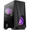 Aerocool Visor Mid Tower, Tempered Glass - Black