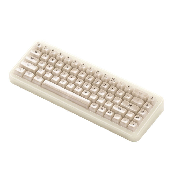 Akko YU01 Antique Jade Gaming Keyboard, RGB - 65%, V3 Piano Pro Switches (ISO) image number 1